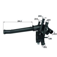 Termostat 109C Vw A2 Lupo 1.4-1.6 Fsi Borulu Tı 19 109