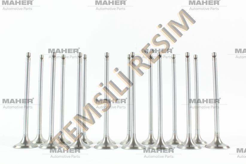 Supap Takım L-300 E.M. L-200 Std (In-4 Ölçü:40X8X136.5 / Ex-4 Ölçü:34X8X136.5)