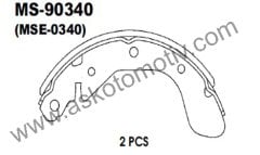 Arka Fren Balata (Pabuc) - Lacettı Ms90340