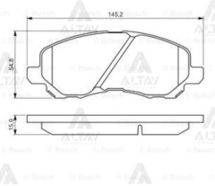 Fren Balata Lancer 03-11 / Asx 11-13 Ön 4605A261