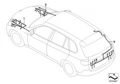 FAR/SİS FARI TESİSATI E71/R BMW 61119285836