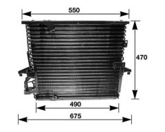 BMW E36 KLİMA RADYATÖRÜ 64538373004