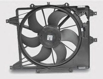 DAVLUMBAZLI FAN MOTORU 414300 CLIO II KANGO (97 ) MEGANE (99 03) (380MM)
