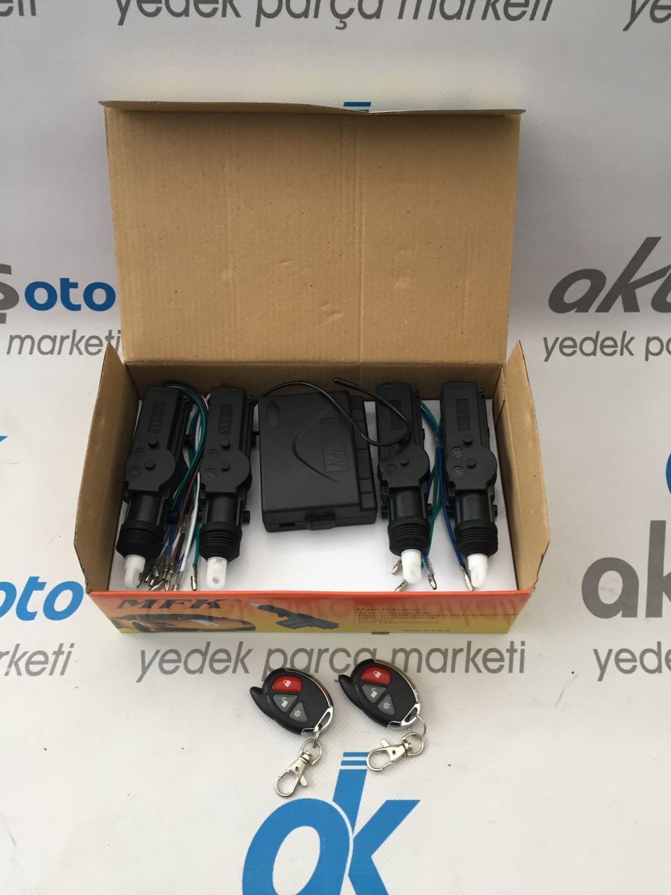 Merkezi Kilit Seti Kumandalı Her Araca Uyumlu