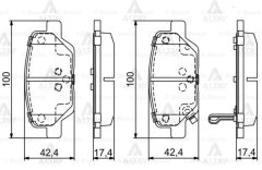 Fren Balata Egea 15=> Arka 77367717