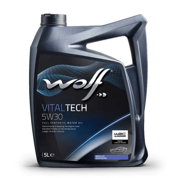 WOLF TAM SENTETİK MOTOR YAĞI VITALTECH 5W30 5L