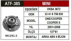 Mini Cooper R50-R53 Arka Porya 33416756830 33 41 6 756 830 33416756830