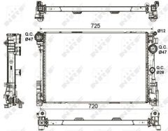 M.BENZ W204-212 M271 CGI-651 Otm. 6-7 VIT. SU RADYATÖRÜ 0995006203