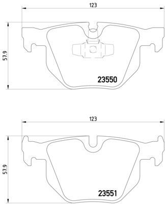 Fren Balatası E84/90  34216791938