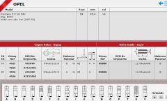 SİBOP TAKIMI 4025 4026 IN 12 E12 FRONTERA 3.2 V6 24V