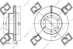 FREN DISKI ON HILUX VIGO 05- 4x4     297MM (6BIJON) 435120K060 - 435120K070 - 435120K250 -  -