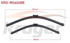 Arac Bazlı Sılecek Setı 600-480Mm Vw Golf Vı (5K1) / Passat (3C2) / Jetta (162,163,Av2) / Audı Q2 (Gab) / Skoda Yetı (5L7) / Skoda Octavıa -1Q1998002