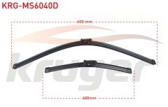 Arac Bazlı Sılecek Setı 600-400Mm Volkswagen [6R1,6C1] Polo 2009- / Audı A1 Sportback (8Xa-8X1) / S1 Sportback (8X) 2010-2018 / Seat Toledo (Kg3) 2012
