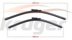 Arac Bazlı Sılecek Setı 650-580Mm Mercedes Serısı A -169 / Serısı B -245 / Vaneo -414 A1698200245