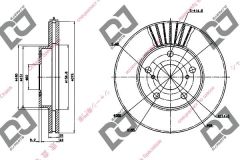 FREN DISKI ON AURIS 1.4 D4D 07- / COROLLA 1.4 D4D 07- / RAV4 01-06      275MM 4351242030 - 4351242031 - 4351242032 -  -