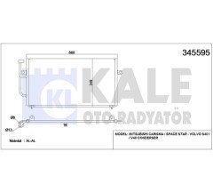 Radyatör Klima Carısma  96-06 1.9 Dıd / Volvo S40 / V40 1.6 1.8 2.0 16V  99=> 30818183