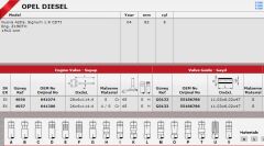 SİBOP TAKIMI 4056 4057 IN 8 E8 NOUVA VIVARO ASTRA ZAFIRA VECTRA 1.9 CDTI