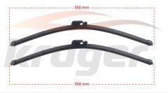 Arac Bazlı Sılecek Setı 550-550Mm Audı A4 (8E2-B6) / A6 (4B2-C5) / Rs4 (8Ec-B7) / S4 (8E2-B6) / Mercedes Serısı C -203 / Serısı Clc -203 / Serısı Clk