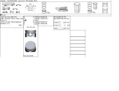 Vw Passat Aeb-Agu-Apu 1.8T Piston 81,01 06A107065J 058107065F 06A107065J