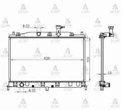 Radyatör Su Accent 06-11 Era Benzinli (Mt) 253101
