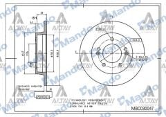 FREN DISKI I-30 12-15 / CEED 12-16 / ELANTRA 11-20 / ARKA DÜZ 262-5 (ADET)