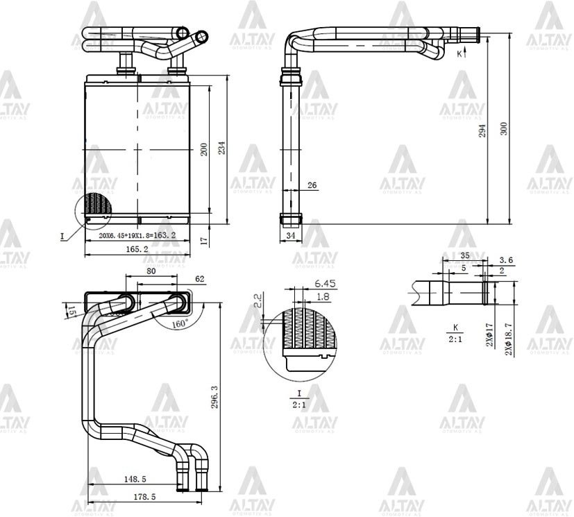 Radyatör Kalorifer Cıvıc 01-06 Hb. 79110S5Da02