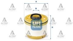 YAKIT FİLTRESİ (MAZOT) HILUX 05-16 / D-MAX 12=>