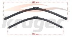 Arac Bazlı Sılecek Setı 625-550Mm Porsche Cayenne (9Ya) / Volkswagen Tıguan (Ad1- Bt1) / Volkswagen Touareg (Cr7)