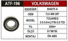 Vw Touareg Q7 Porya Biyası Ön 7L0498287 7L0498287 7P0498287 7P0501287 95534190100 958331583