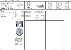 BMW B37D15 PİSTON SEGMAN 84.00MM