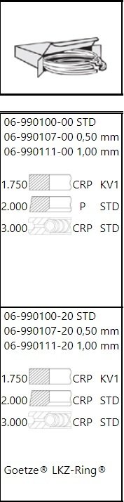 Vw Audı 1.9 Tdı-Td Crm_79.51Mm Std_1.75/2/3 Segman