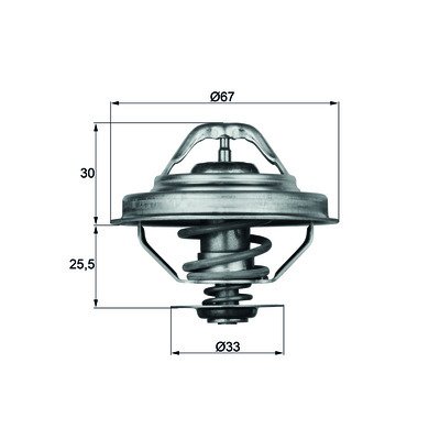 Termostat 92C Bmw M40/42/44/50/52 92 Lik Tx 28 92D