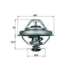 Termostat 92C Bmw M40/42/44/50/52 92 Lik Tx 28 92D