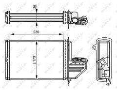 BMW E36 KALORİFER RADYATÖRÜ 64118390435