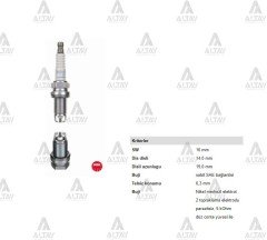 Ateşleme Bujisi Çift Tırnak Corolla 1.3 Inj 4Efe / Opel Astra / Fıat Stılo
