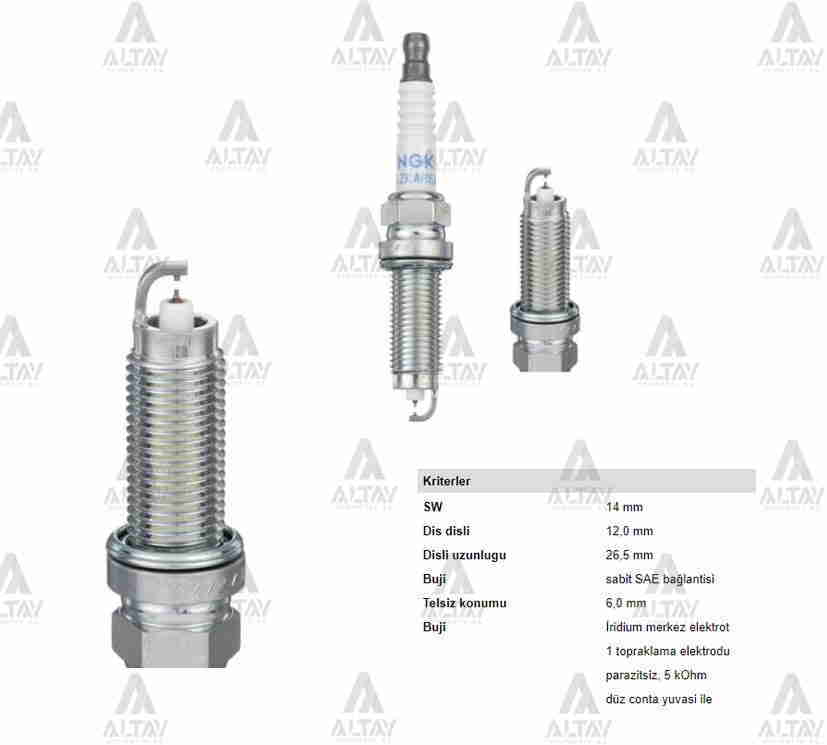 Ateşleme Bujisi İridyum Juke 11-14 1.6 /  Qashqaı 10-14