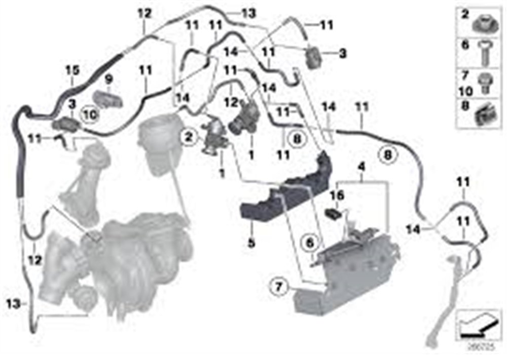 ISI KORUMASI BMW 11658518876