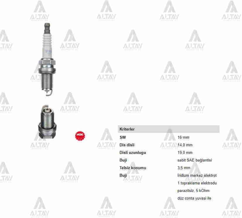 Ateşleme Bujisi İridyum Mazda3 03-10 1.6 / Jımny 01=>