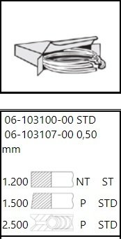 Vw Polo Aee Segman 76,50 032198151A 32198151