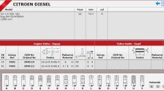 SİBOP TAKIMI 4492 4493 IN 8 E8 C3 1.4 16V DİZEL