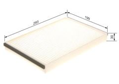 POLEN FİLTRESİ ASTRA G / ASTRA H / ZAFIRA A 98=> KARBONSUZ