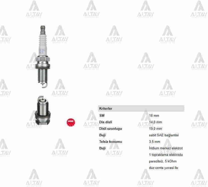 Ateşleme Bujisi İridyum Cıvıc Type-R 01-11 2.0 Integra 02- 2.0