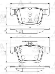 Fren Balata Golf Vıı 12=> / Passat 14=> / Tıguan 16=> / A3 12=> 17=> Disk Arka