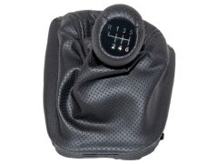 Topuzlu Vites Körüğü E46 -6 İleri- Man.Şanz; (Siyah; Noktalı; Suni Deri) Işıklı - 1434426/816BK