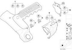 KAPAK -AKUSTİK ARKA BMW ARKA E39 M47 11147785402