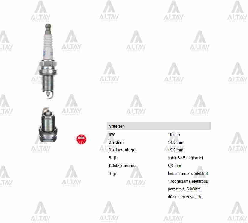 Ateşleme Bujisi İridyum Carısma 00-06 1.8 /  Pajero / Volvo S40 1.8