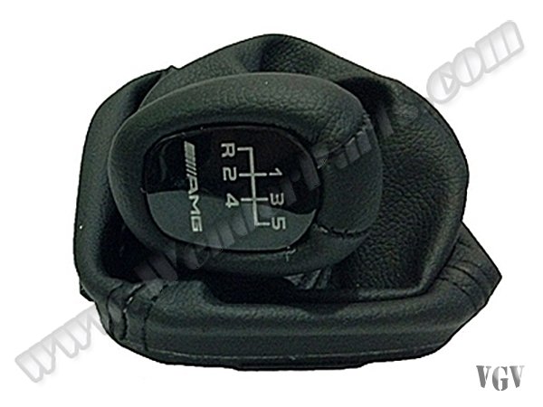 Topuzlu Vites Körüğü W202 -5 İleri- Man/Şanz; (Siyah) -AMG- - 2022673410BK