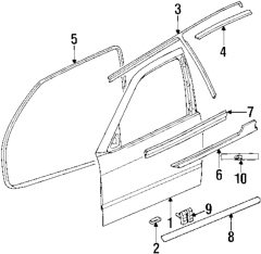 KAPI ÖN E39/R BMW 41518216818