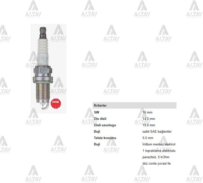 Ateşleme Bujisi İridyum Jazz / Cıty 09-13 1.4 / Cıvıc 08-12 Hb 1.4 Fk