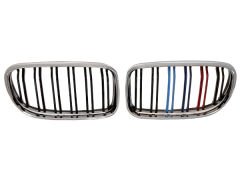 Panjur E90-LCI (Set) Krom/Siyah, Çift Çıtalı ///M-Renkli 2009-11